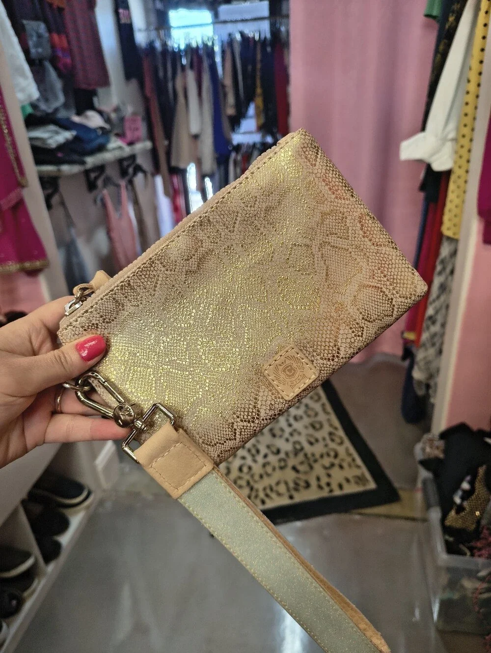 Consuela Leah Combi Wrist Wallet Wristlet NWT